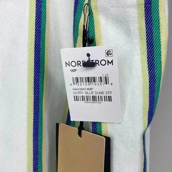 Halogen Stripe Wrap Pencil Skirt NWT New Womens Size 16 Petite 16P - Picture 4 of 8